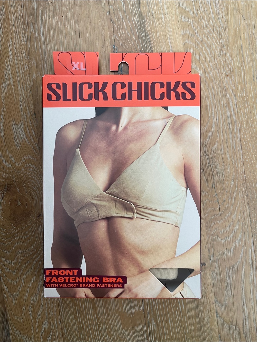 Front Fastening Bra - Beige